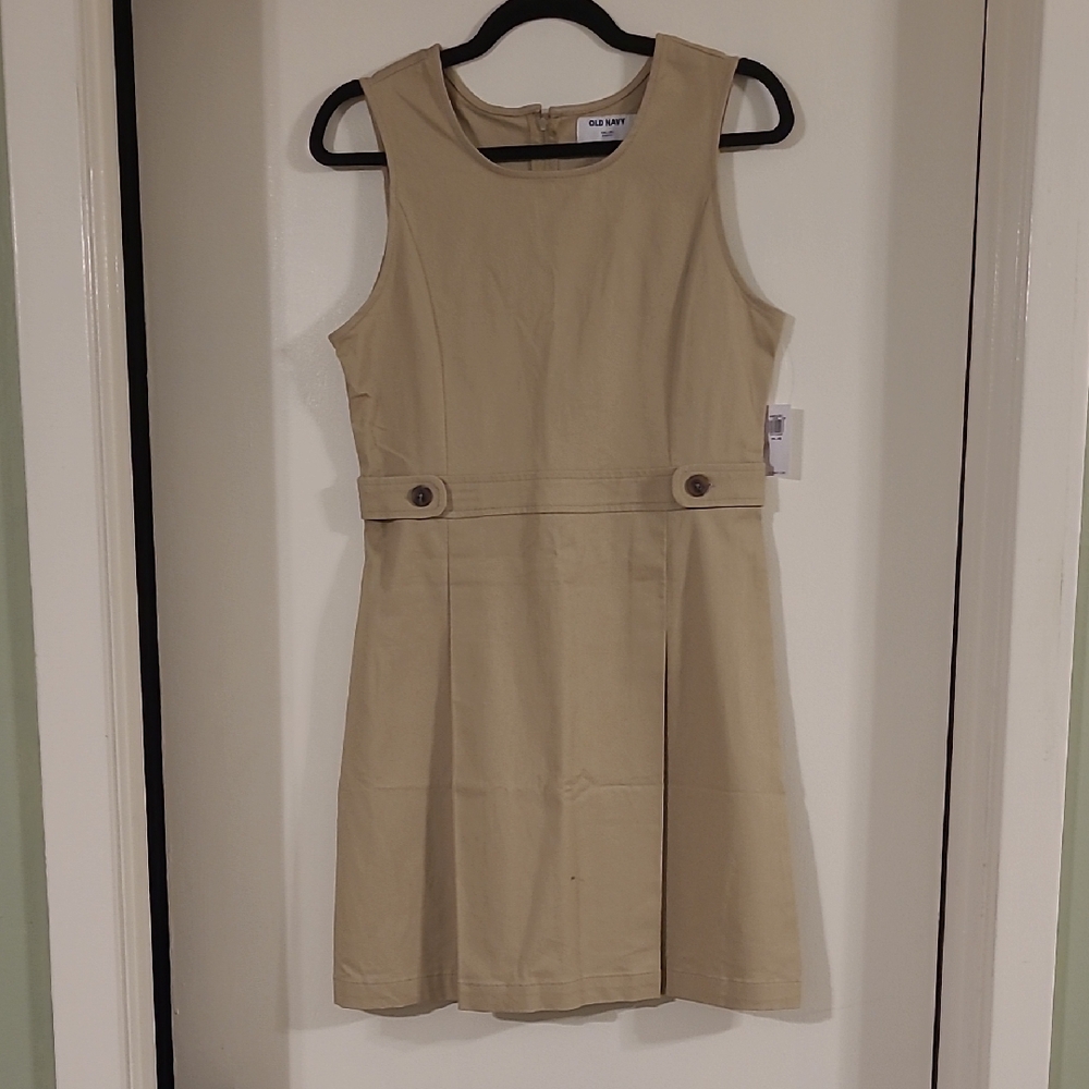 Old Navy Tan Casual Kids Dresses (2 SOLD AS A SET)